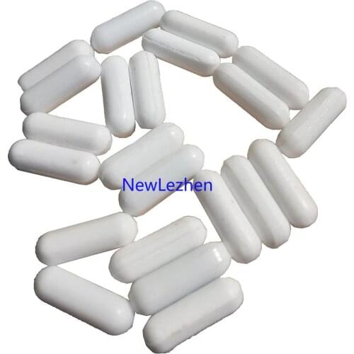 Magnetic Stirrer Stir Bar PTFE Magnetic Mixer Stir Bars, Cylinder Shape, （10PCS)