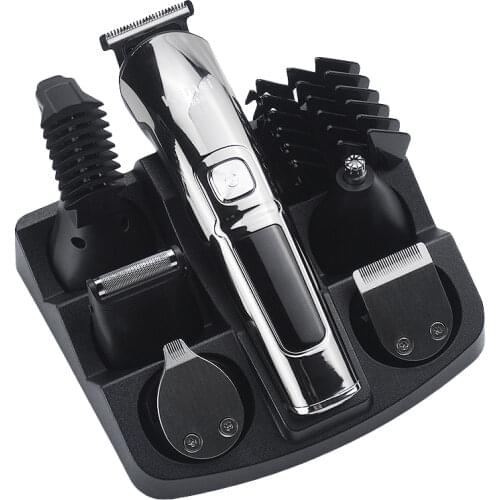 Kemei 6 In 1 Multifunction Hair Clipper LED Display Electric Beard Trimmer Hair Cutting Machine Professional Hair Trimmer 43K