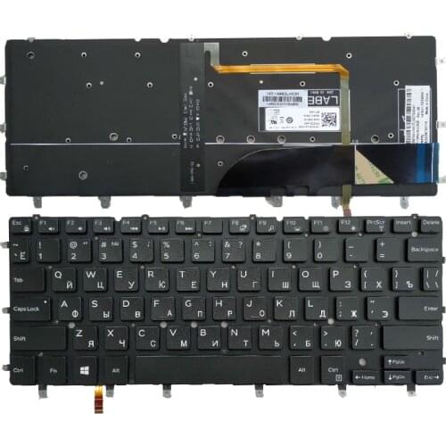 Russian NEW laptop keyboard for Dell 13 7347 7348 P57G P57G001 P41F P41F001 RU keyboard