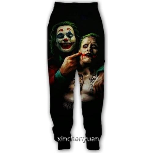 Xinchenyuan New Men/Women Joker 3D Printed Casual Pants Fashion Streetwear Men Loose Sporting Long Trousers F77