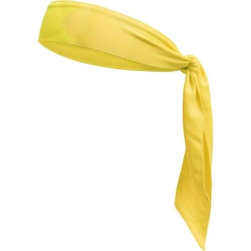 Head Tie Headband Headwear Sweatband Solid Color Spandex Run Basketball