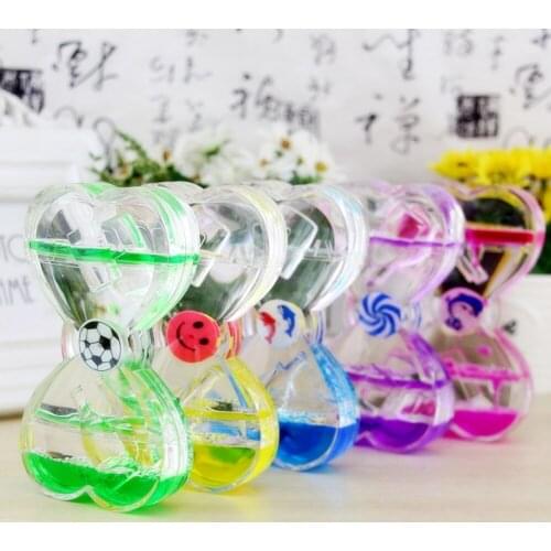 Factory direct new colorful peach heart windmill drop cabinet study decoration crafts friends birthday gift Lover gift oil timer