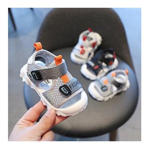 Baby Boys Girls Sandals 2020 Summer Infant Toddler Shoes Soft Bottom Non-slip Anti-collision Sandals Kids Children Beach Shoes