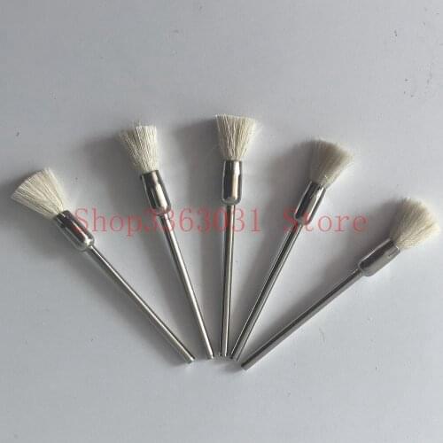 100PCS/BAG white Bristle Wheels Brush Buffing Polishing Brush Wheel for Rotary tools