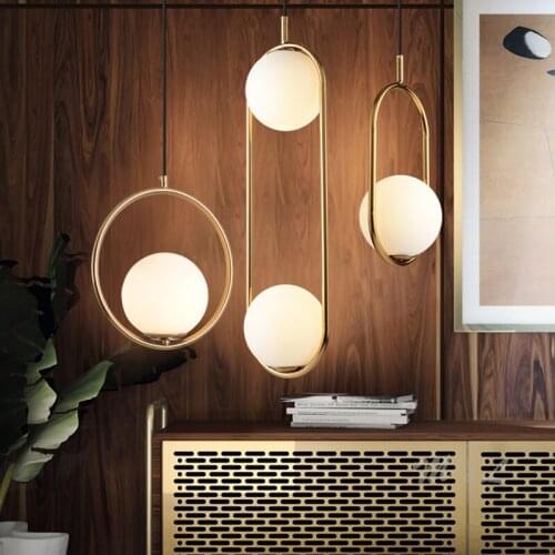 Hanglamp glass living room Home Decoration E27 Light Fixture LED pendant lights hanging ceiling lamps hanglamp