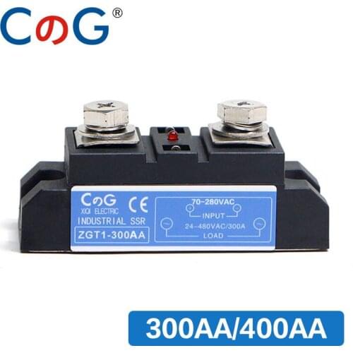 CG 300A 400A AC to AC Solid State Relay Industrial High Power Auto industrial Series AC Control AC Solid State Relay