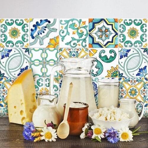 Packing 12 tile size 20 X20cm Made in Italy PVC bathroom and kitchen design Amalfi