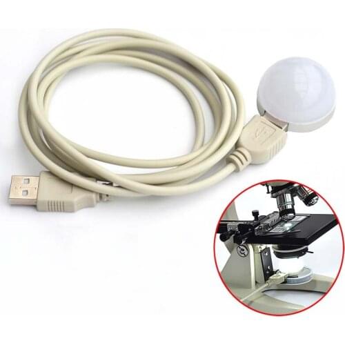 USB interface LED electric microscope bulb high brightness lamp beads light source for Biological Microscope Pocket Night light