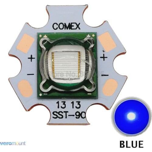 SST90 SST-90 Royal Blue 450NM - 455NM 3.2-3.4V 5-7A High Power LED Emitter Lamp Light For Replace Luminus Led Bulb Lamp Light
