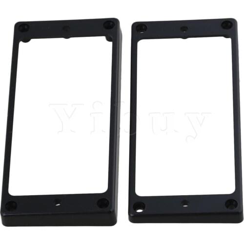 Yibuy 7 Strings Flat Neck Guitar Pickup Frame Mounting Ring 7x9mm/7x5mm