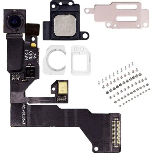 10set/lot Proximity Sensor Light Front Camera Flex Cable For iPhone 5 5S 5C 6 6S Plus With Earpiece Speaker +Full Set Screws