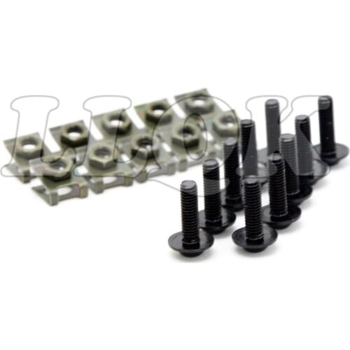 10pcs 6mm CNC Motorcycle Fairing body work Bolts Screws for BMW F800 GS 2008-2014 F800R 2009-2014 F800S 2006-2013 ducati 749