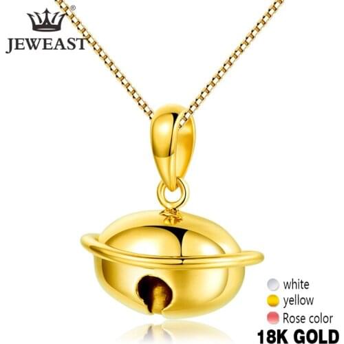18K Pure Gold Pendant Real AU 750 Solid Gold Charm Multicolor Flower Upscale Trendy Classic Party Fine Jewelry Hot Sell New 2020