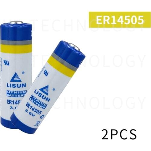 2 Pieces/lot New FOR LISUN 3.6V replacement battery ER14505 LS14500 lithium battery AA 3.6V 2400mAh lithium battery