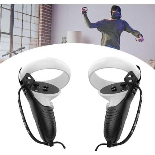 VR Accessories Protection Cover For Oculus Quest 2 VR Touch Controller Silicone Cover Handle Grip Shell Knuckle Strap For Quest2