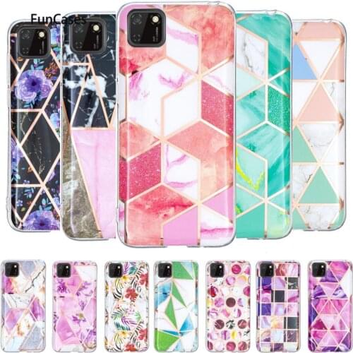 Smart Phone Covers For Huawei Y6P Mixing Colors Case Huawei cover Y5P P Smart 2020 P40 Lite Pro E Carcasa Soft TPU Protector