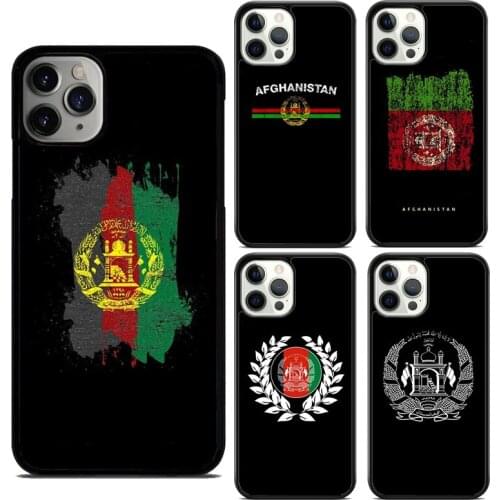 Afghan Afghanistan Flag Phone Case for iPhone 11 12 Pro Max mini X XR XS SE 2020 5 6S 7 8 Plus Samsung Galaxy S8 S9 S10 Cover