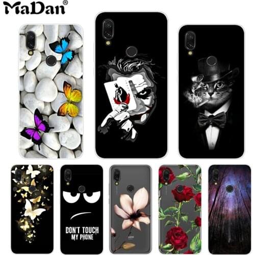 Cool For Xiaomi Redmi 7 Case Cover Phone Funda For Xiaomi Redmi 7 Redmi7 Case Color Silicone Soft TPU Coque Redmi 7 redmi7 Case