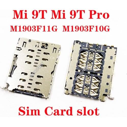 For Xiaomi Mi 9T Mi 9T Pro Mi 6 Mi A2 Mi 8 New SIM card Socket Holder Slot Tray Repair Replacement
