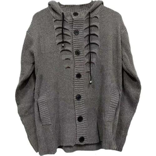 EBAIHUI Men's Cardigans With A Hood