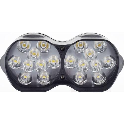 Huiermeimi Motorcycle 12V 6500K LED Headlight Car Headlamp Scooter Moto Fog Spotlight Waterproof Motorbike Spot Head Lights DRL