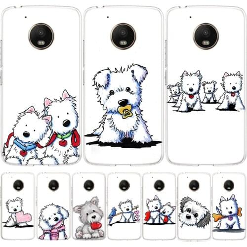 Kim Niles Art Cartoon Dog Phone Case For Moto Motorola G7 G8 G9 Power E6 G6 G5S E5 G5 E4 G4 EU Plus Play One Action Cover
