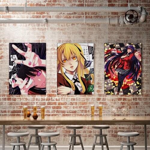 Kakegurui Yumeko Mary Kirari Anime Manga HD Print Wall Poster