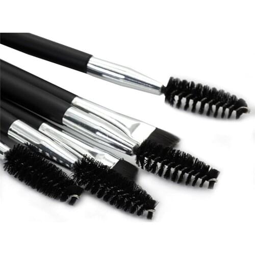 1PC Cosmetics Beauty Tools Makeup Wood Handle Eyebrow Brush Eyebrow Comb Double Ended Brushes Accessories professional