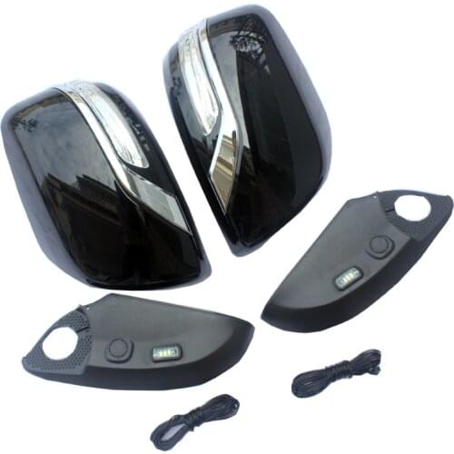 Car Side Rear-View Mirror Cover Replacement For Toyota Land Cruiser 200 FJ200 2008 2009 2010 2011 Accessories