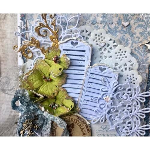 Fence window flowers metal Cutting Dies Stencils DIY Scrapbooking Paper/photo Cards Embossing Dies