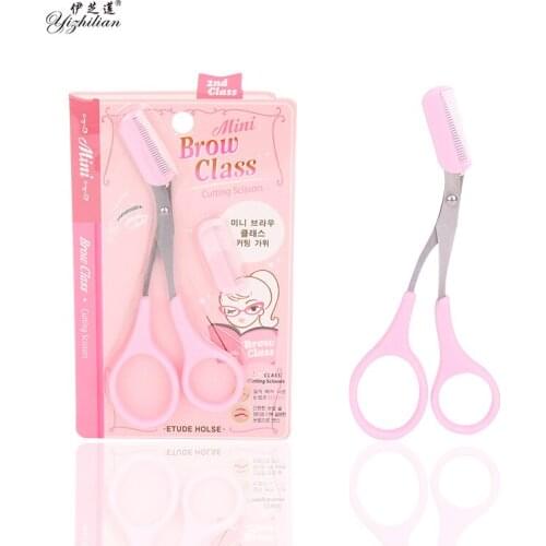 Mini xiu mei jian with Eyebrow Comb Useful Product New Style Scissors Eyebrow Scissors maquillage facial