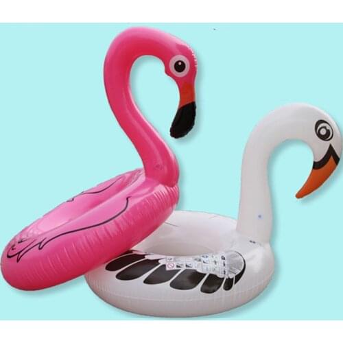 New Inflatable Big white goose swim ring pool float Flamingos swimming circle pool Toy Inflatable swan float Lifebuoy Life Buoy