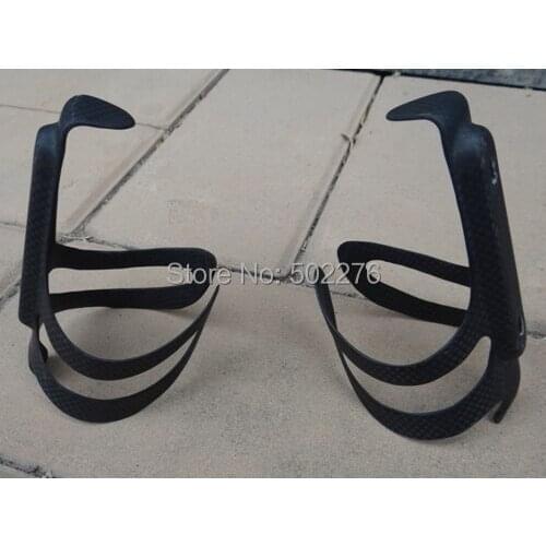 New Carbon Matt MTB Mountain Road Cyclocross TT Bike water Bottle cage bicycle Holder for all Cycling - 2 Pcs ( CG003 )