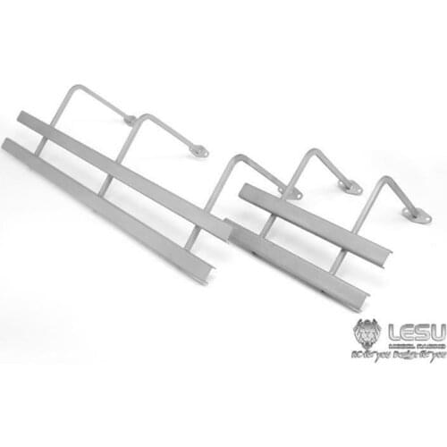 Metal Side Bumper Upgraded Parts for 1/14 LESU HINO700 RC Tractor Truck Dumper DIY TAMIYA Model Car