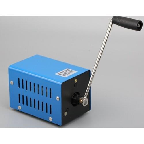 Outdoor portable travel wild power outage emergency high-power diy hand-cranked generator usb mobile phone charger