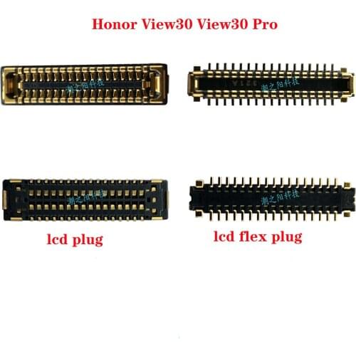 For Honor View30 View30 Pro LCD Display FPC Connector Plug&Charging flex FPC Connector Clip Plug&Battery FPC Connector Plug