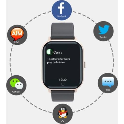 LS T55 fitness bracelet smart bracelet men women heart rate fitness 170 mAh 1.3-inch large screen bluetooth 4.0 smart wristband