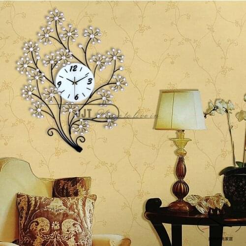 Luminousness mammographies Large modern wall clock fashion mute art clock