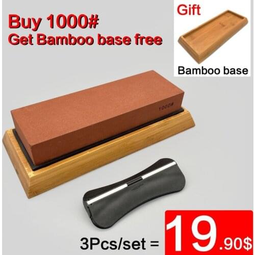 Knife sharpener Grinder Stone Grit 180 240 600 1000 3000 Whetstone Professional Sharpening system Kitchen Tool With Angle Guide