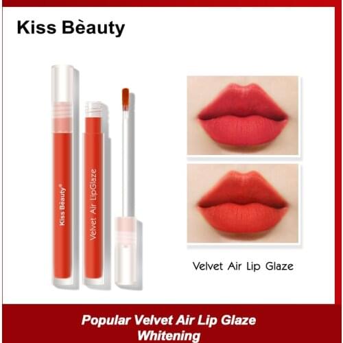 Mist Velvet Lip Glaze Velvet Air Texture Waterproof No Makeup No Fading Easy To Wear Liquid Lipstick Lip Plump Cosmetic TSLM1