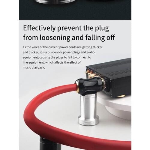 High Quality HiFi fancier aluminum alloy wire power amplifier power cable bracket wire support shock absorber foot nail foot pad