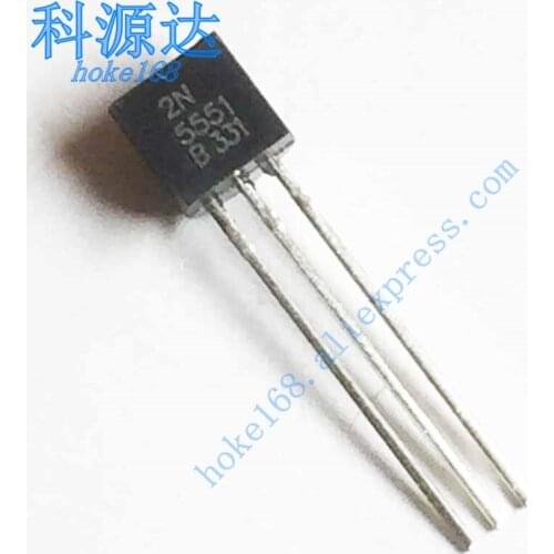 100pcs/lot 2N5551 TO-92 Original In Stock