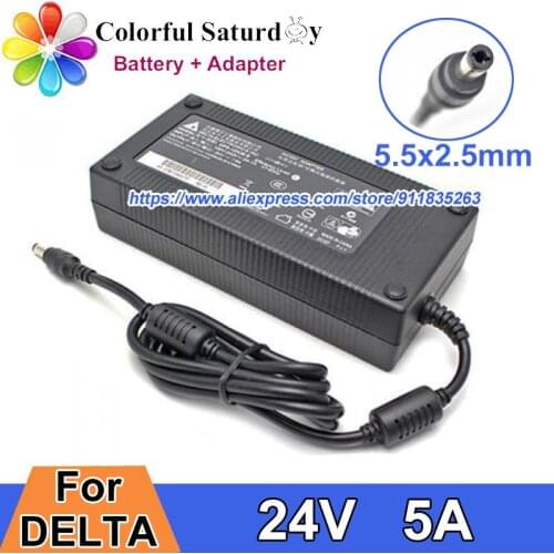 120W DPS-120QB B AC/DC Adapter 24V 5A 120W Power Supply Original For DELTA Laptop Charger 5.5x2.5mm