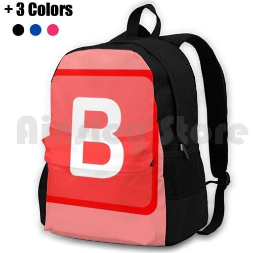 B Outdoor Hiking Backpack Waterproof Camping Travel Deadass Timbs Memes Meme B Bee Funny