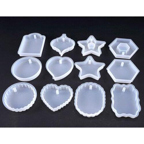1PC tag silicone mold UV Resin Silicone Mould pendant handmade DIY for Jewelry Making tool epoxy resin molds craft materia