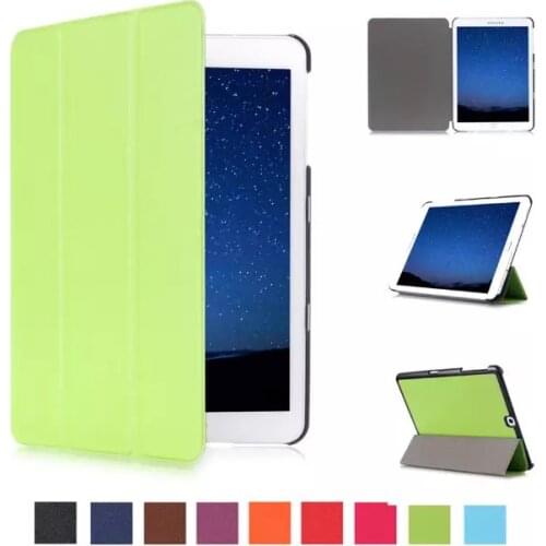 2017 Slim Magnetic Folding Flip PU Case Cover for Samsung Galaxy Tab S2 SM-T810 T815 9.7 inch Skin Case