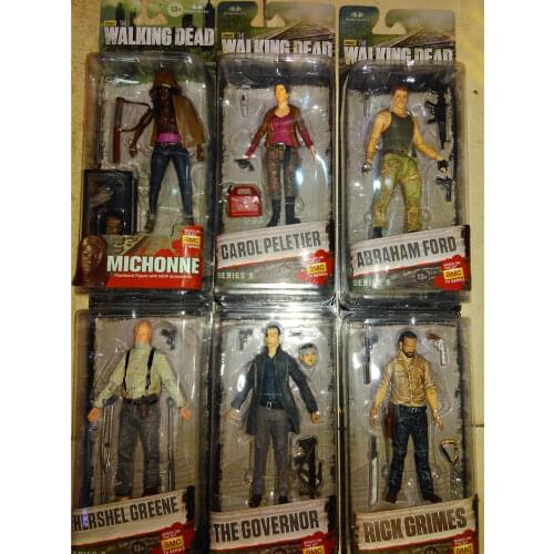 McFarlane Walking Dead 5 Inch Governor Zombie Governor Abraham Doll Action FModel Toy W120