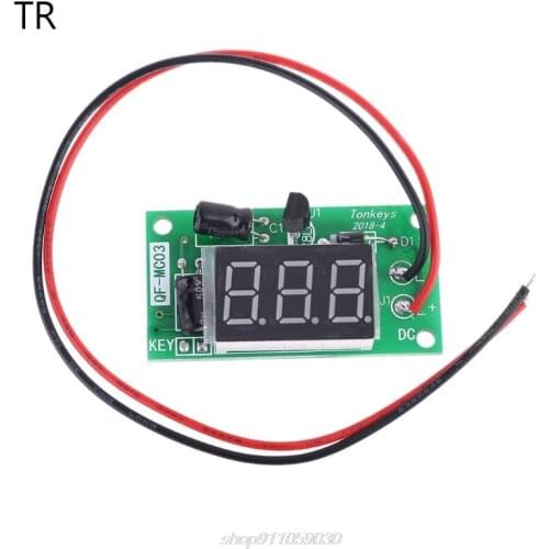 DC 12V Power-ON Counter Module Accumulator 3-Bit Red 0.36in Digital Display Trigger Counter Module Accumulator F19 21 Dropship