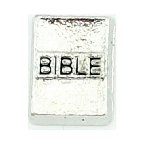 New arrive Bible Book floating charms living glass memory floating pendant lockets 10pcs/lot
