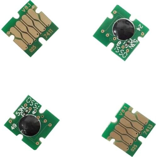 New T7411 - T7414 One Time Chip for Epson F6000 F7000 F6070 F7070 F7100 F7170 F6200 F7200 F9200 One-time Cartridge chips